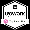 Top Rated Plus On Upwork logo
