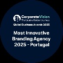 Most Innovative Branding Agency 2025 - Portugal logo