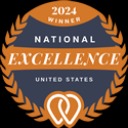 2024 National Excellence Award by UpCity logo