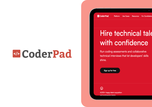 WEB PLATFORM FOR TECH INTERVIEWS - View 1