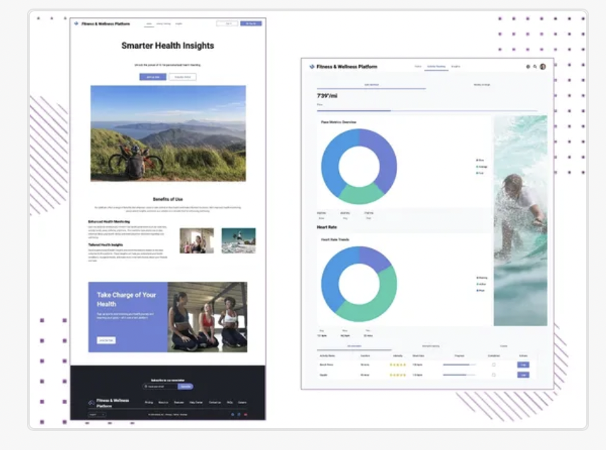 AI-Driven Fitness and Wellness Platform - View 1