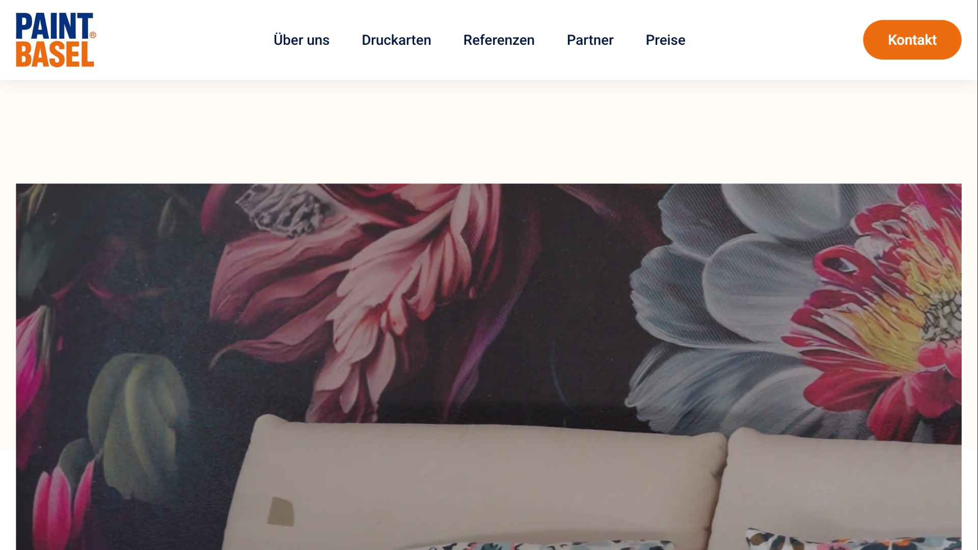 WordPress with Breakdance Website for a Basel Wall Printing Company