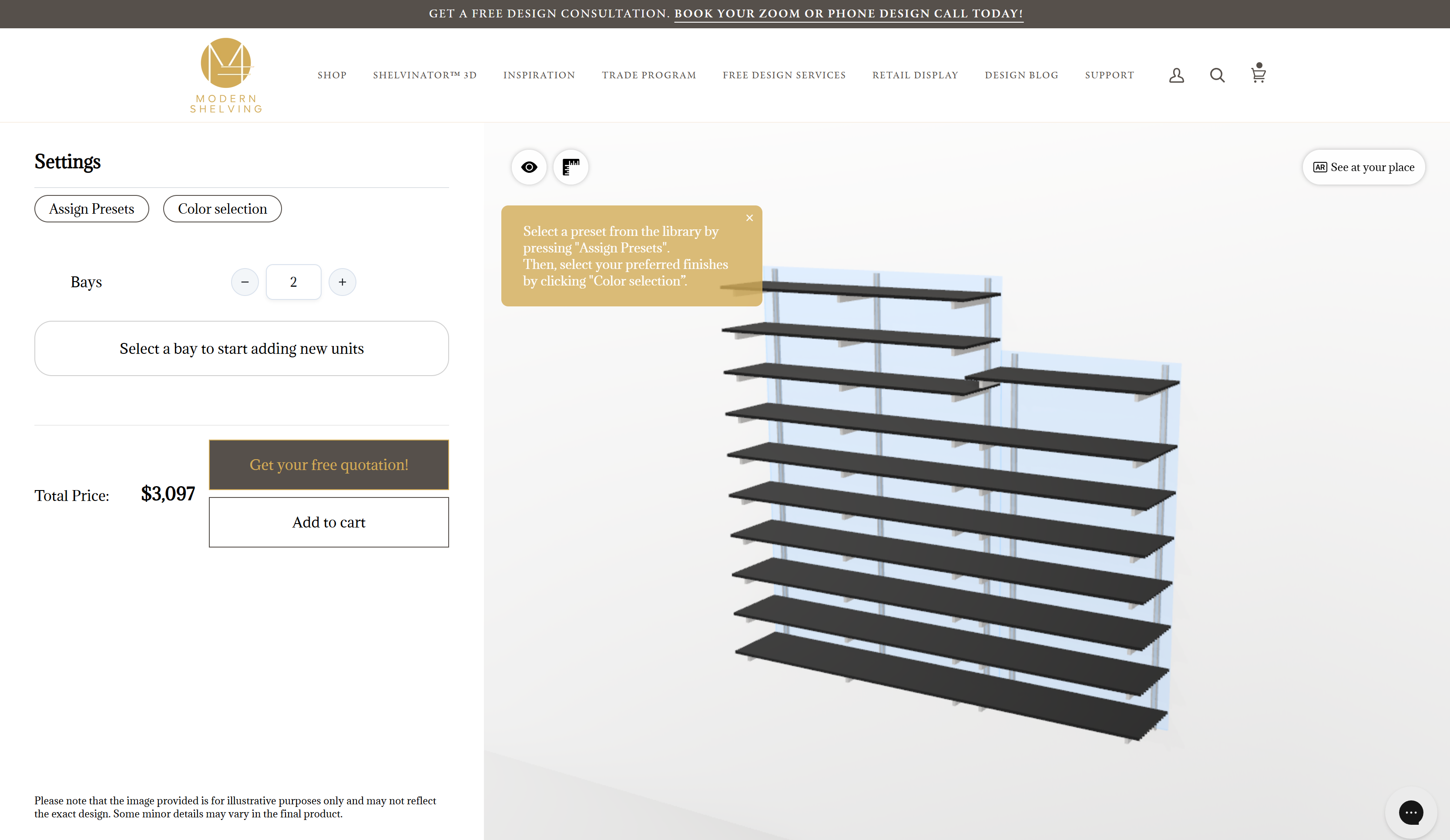How Modern Shelving Streamlined Sales and Scaled Personalization with the "Shelvinator" - View 2