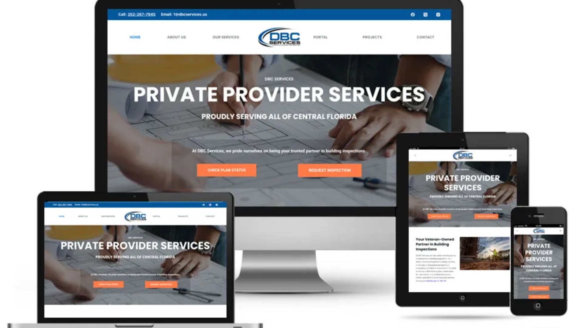 Website Redesign for DBC Services