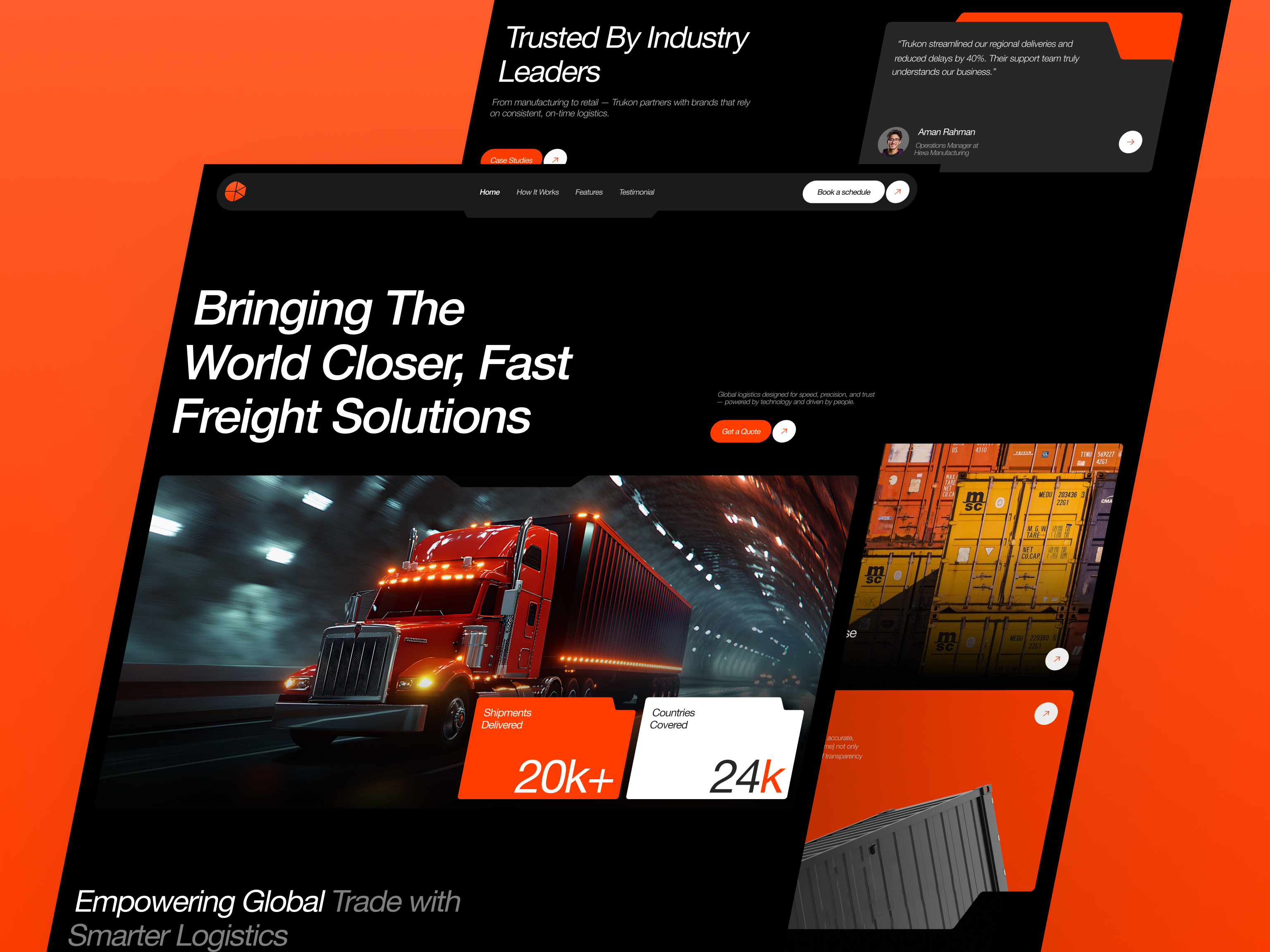 Trukon - AI Logistics Cargo and Transportation Case Study - View 7