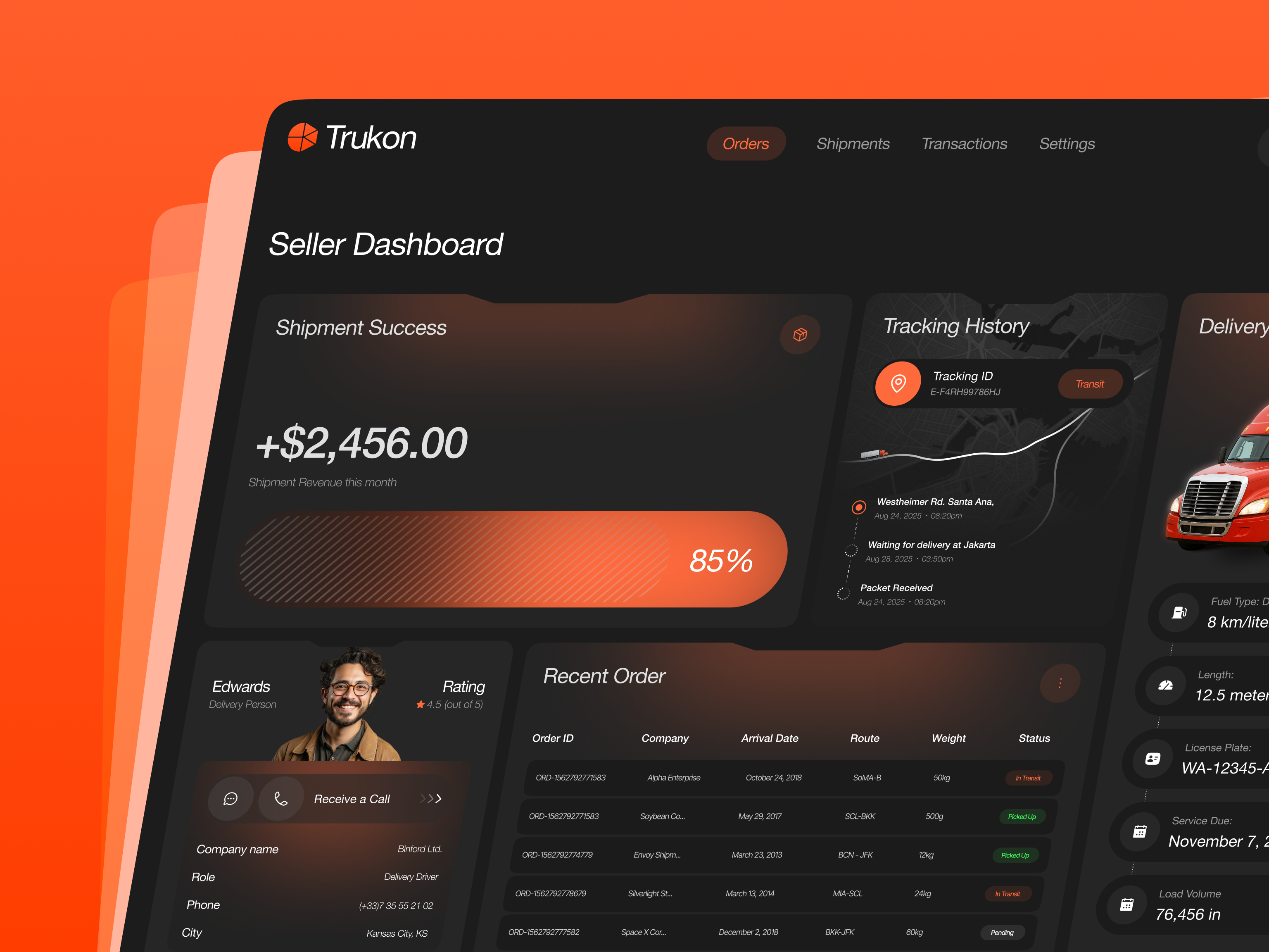 Trukon - AI Logistics Cargo and Transportation Case Study - View 10