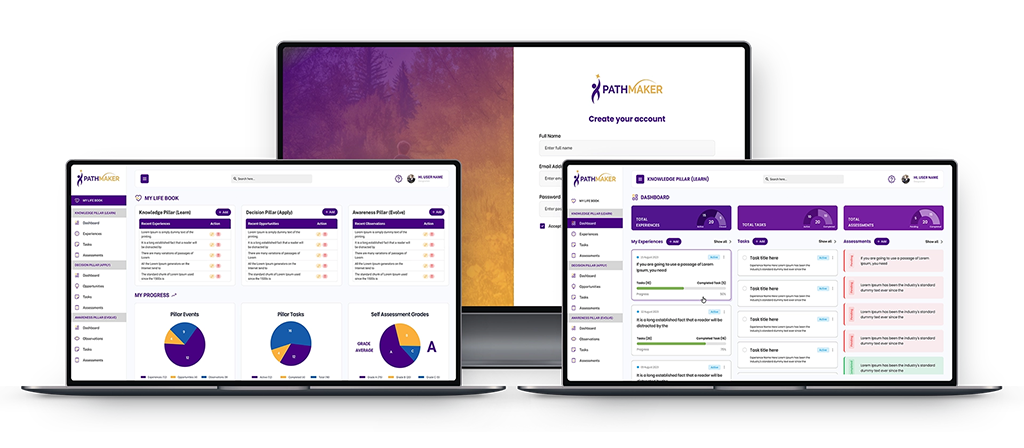 PathMaker Web Application - View 1