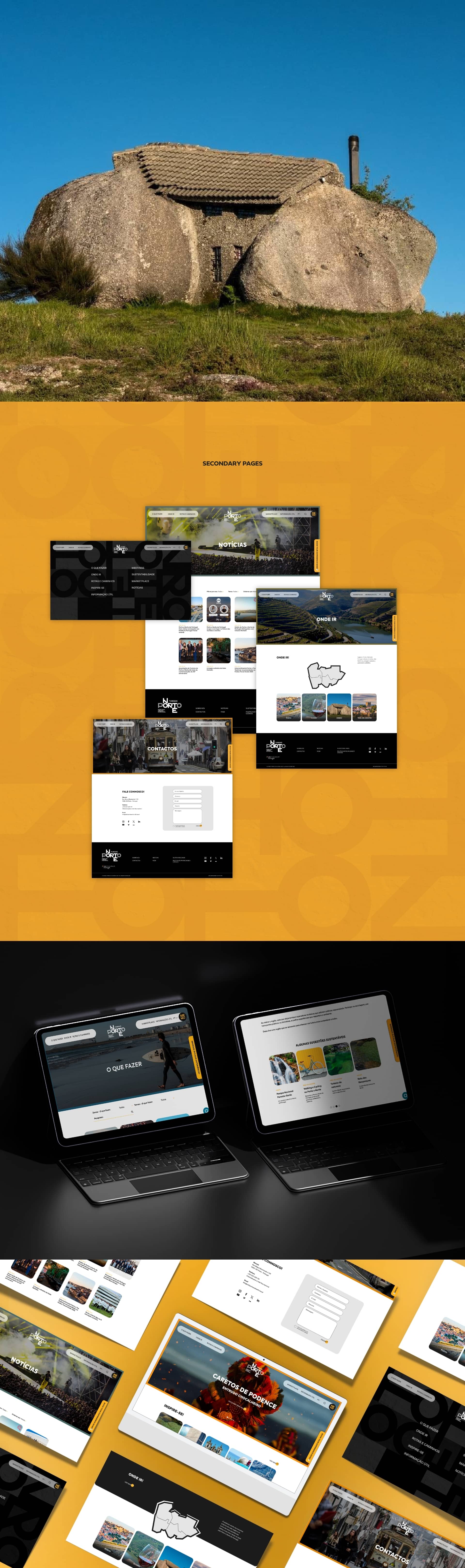 Tourist destination promotional website - View 3