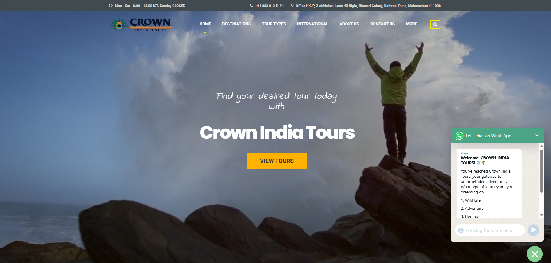 Dynamic Tour & Travel Management Platform for Crown India Tours - View 7