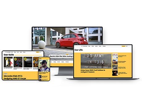 AutoWeek News Publication Web Application - View 1