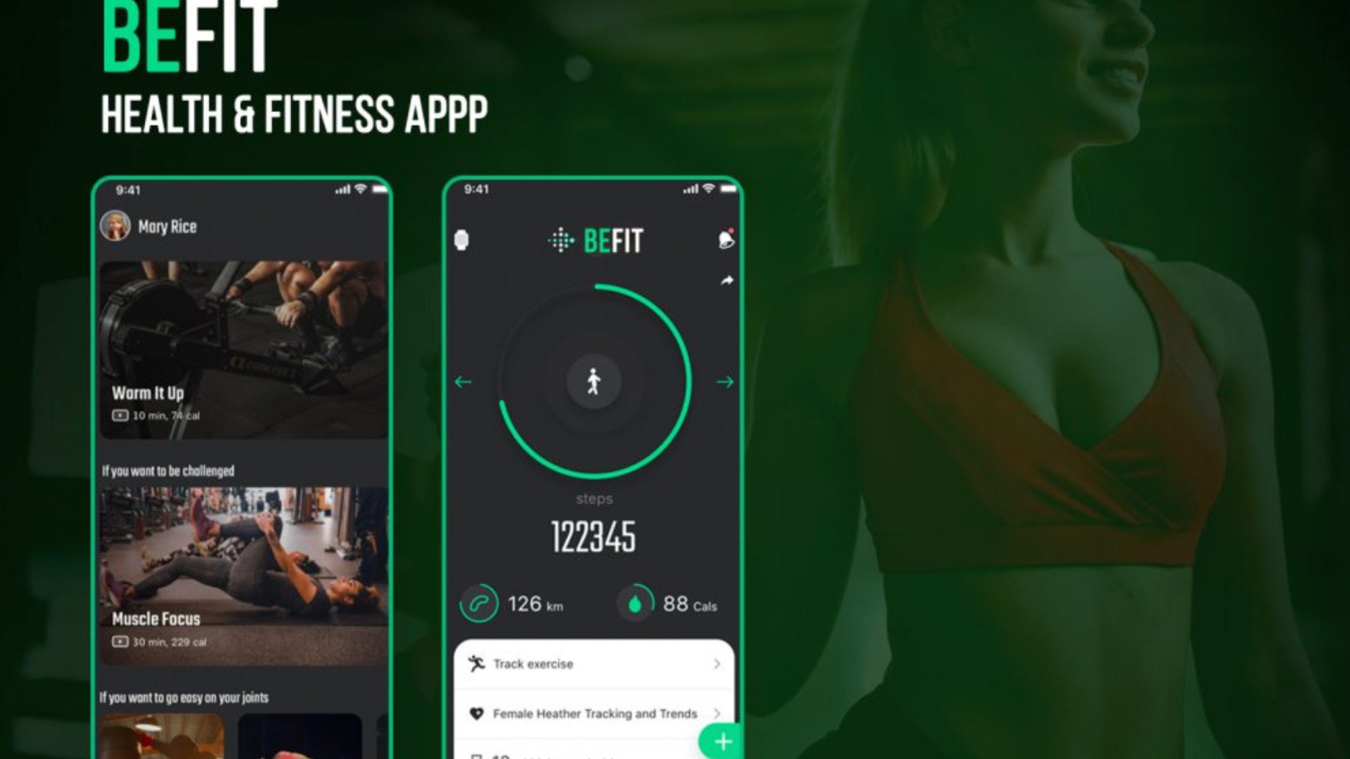 BeFit Health and Fitness App