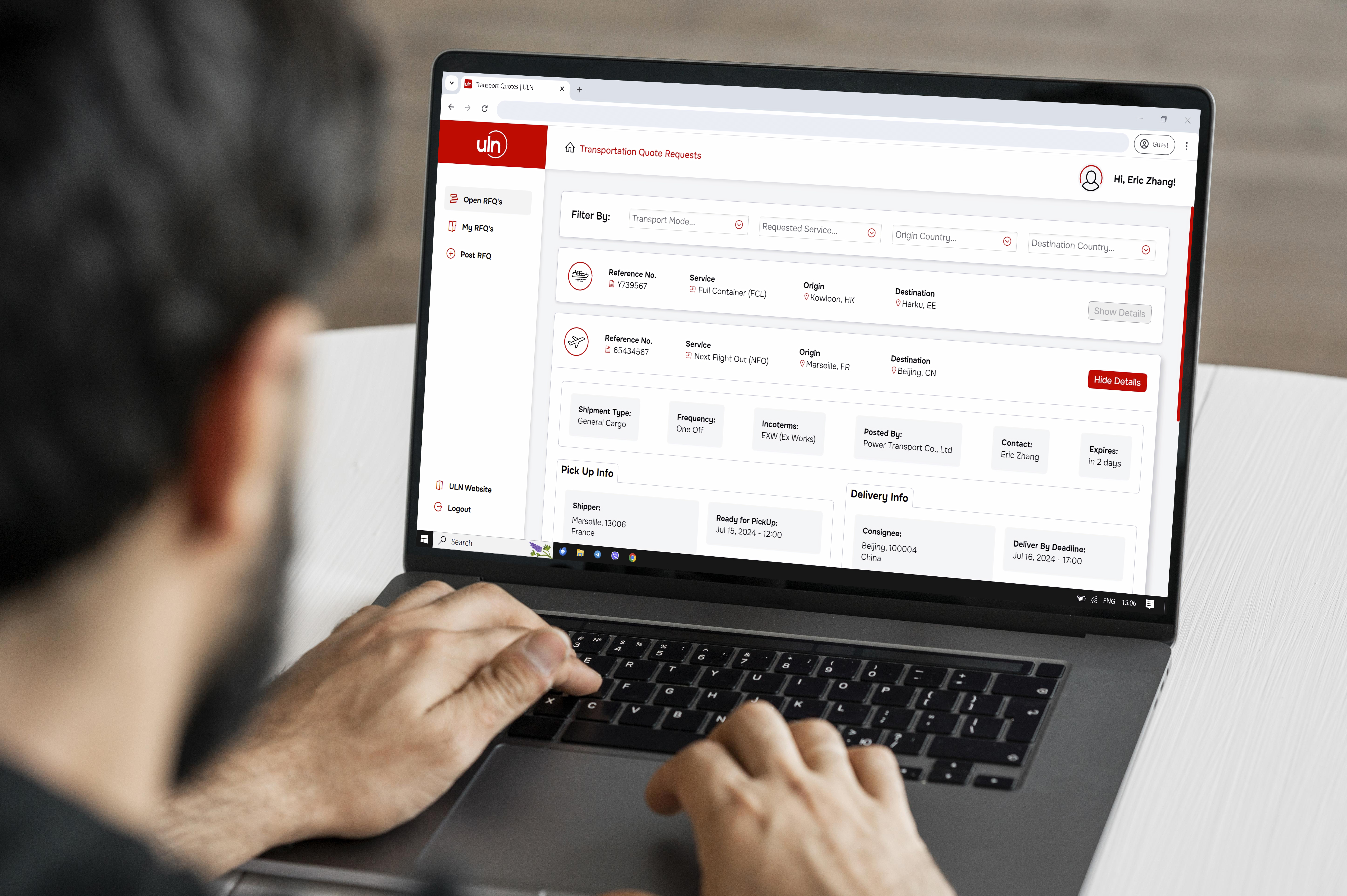 Digital Transformation for Ultimate Logistics Network (ULN) - View 2