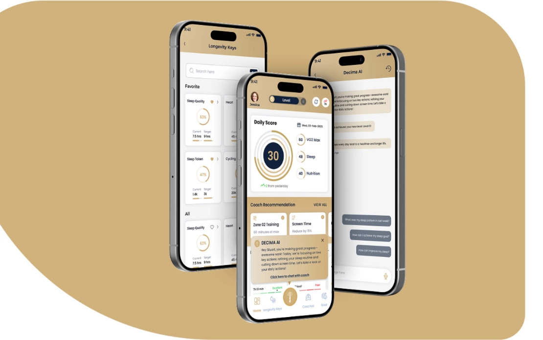 Decima | AI-Powered Health Coaching Platform - View 1