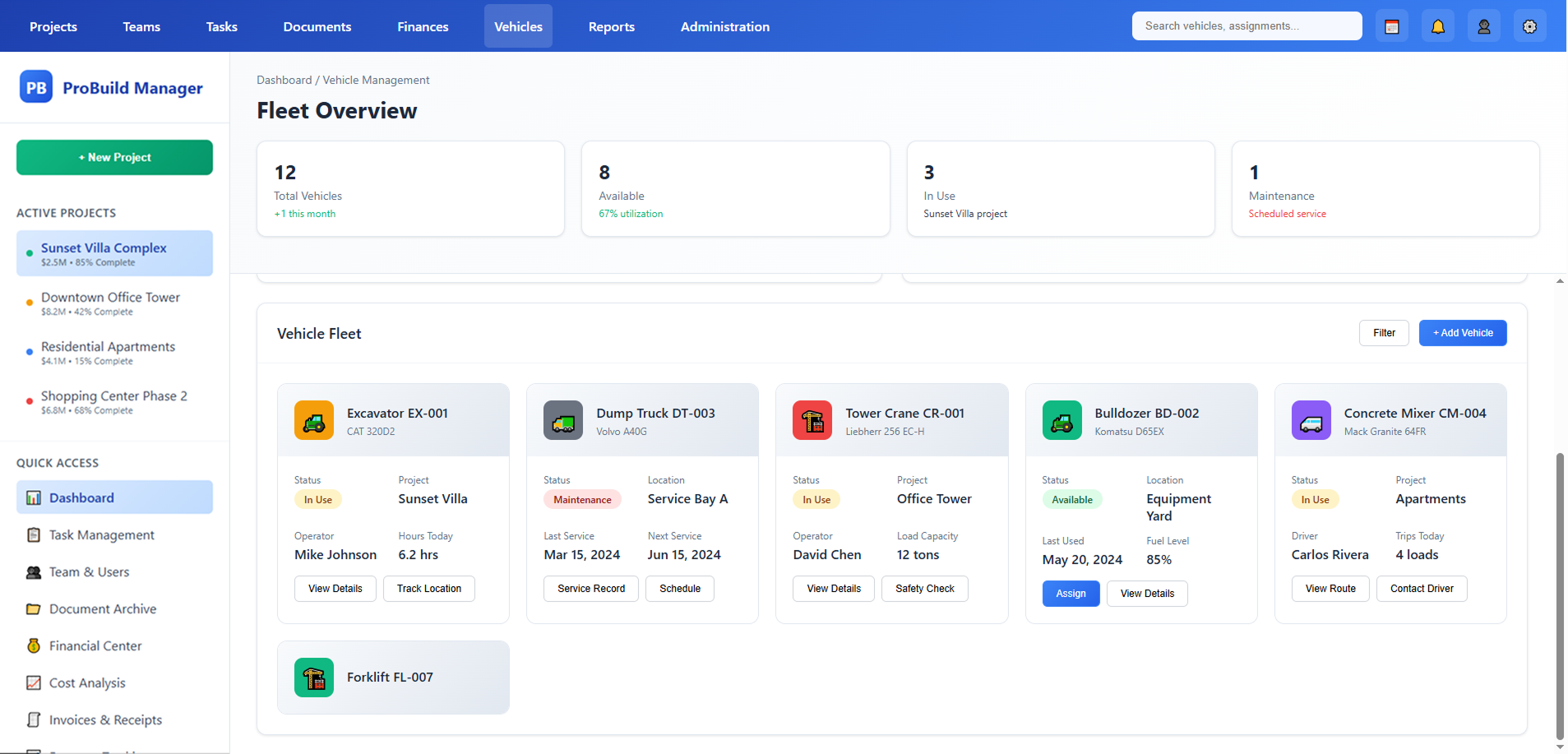 Build Construction ERP and Project Management Software - View 3