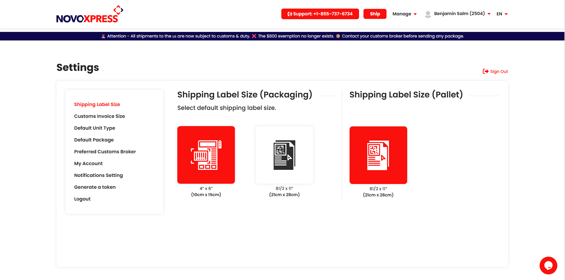 B2B Logistics Platform (Multi-Carrier Shipping & Automation) - View 1