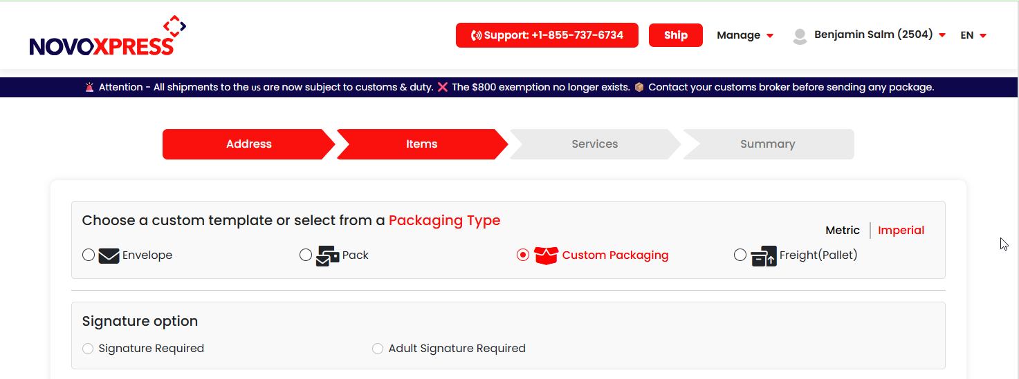 B2B Logistics Platform (Multi-Carrier Shipping & Automation) - View 4