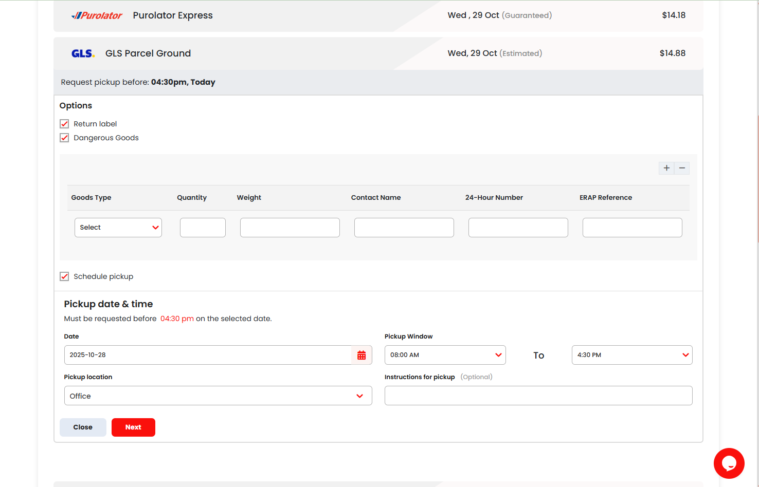 B2B Logistics Platform (Multi-Carrier Shipping & Automation) - View 2