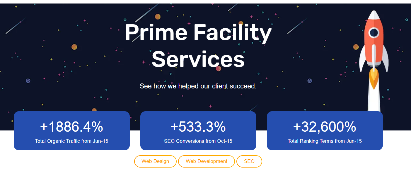 Search Marketing & Website Design for Prime Facility Services - View 2