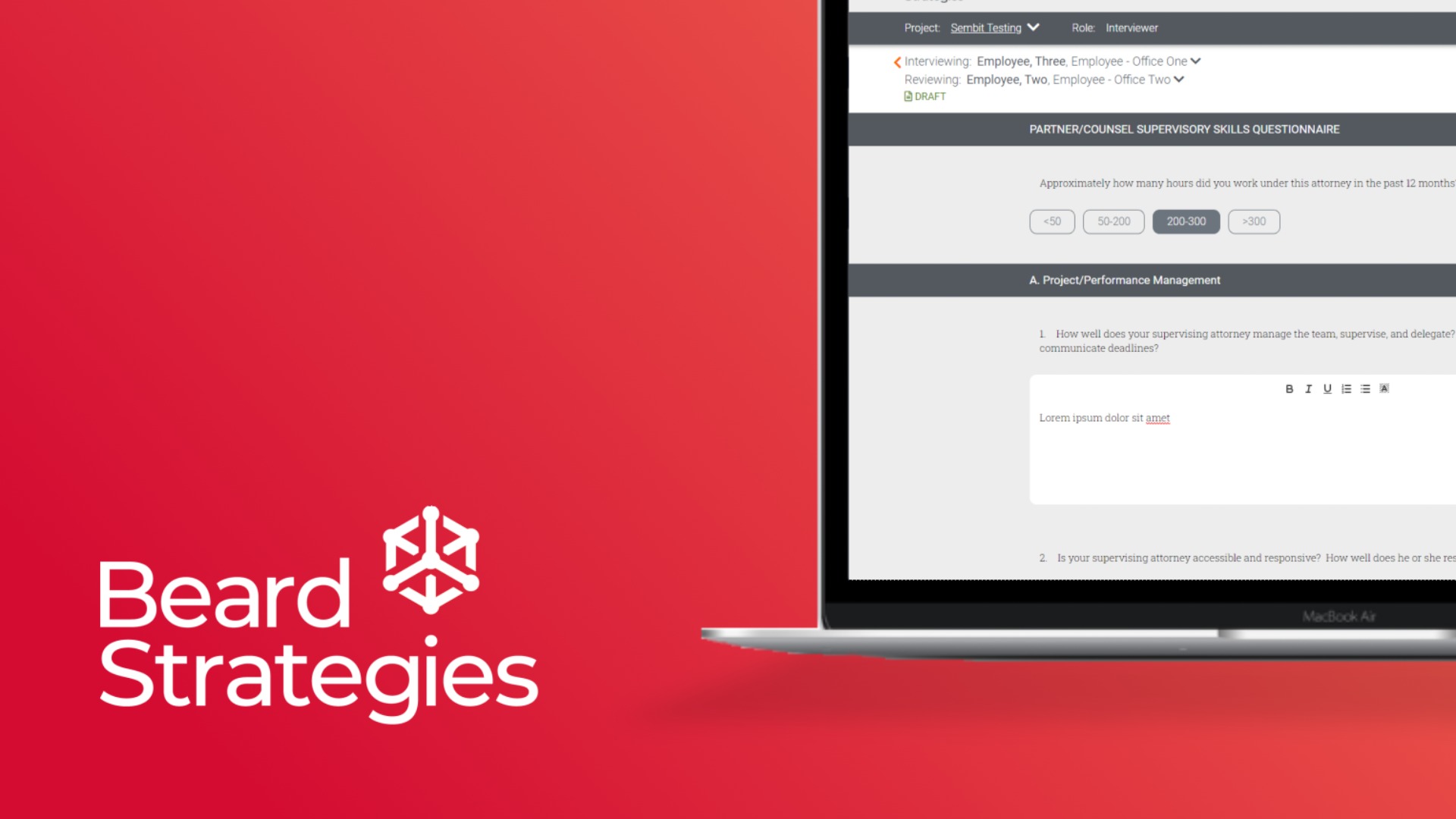 App for Conducting Leadership Assessments