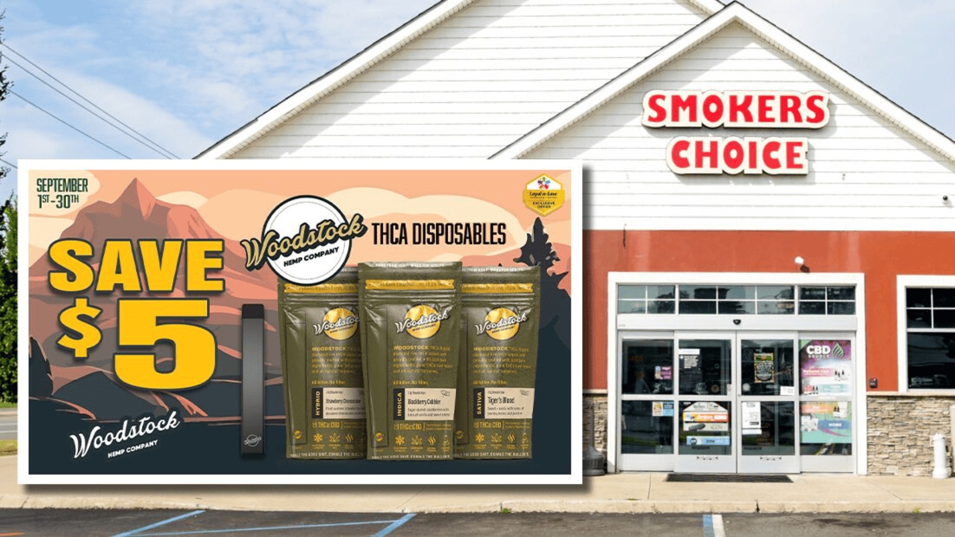 How Smokers Choice Accelerated Woodstock THCA & CBD Disposable Sales by 300%