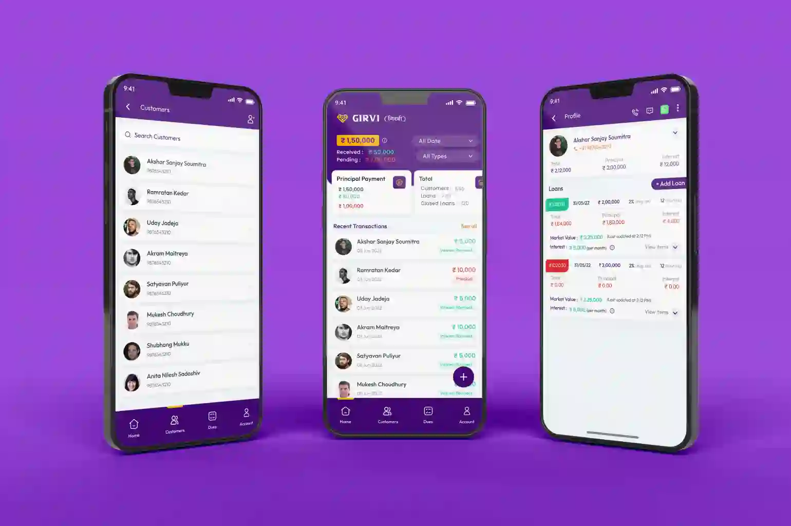 Android & iOS Mobile Application, Admin Panel, Website Development for Girvi - View 1