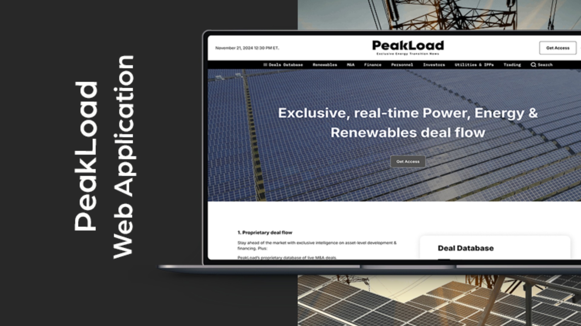 PeakLoad Web Application