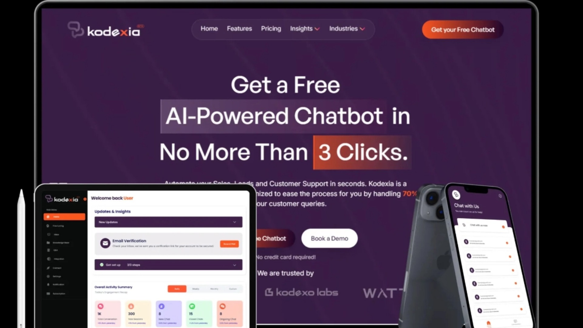 Kodexia – NextGen AI-Powered Chatbot Assistant
