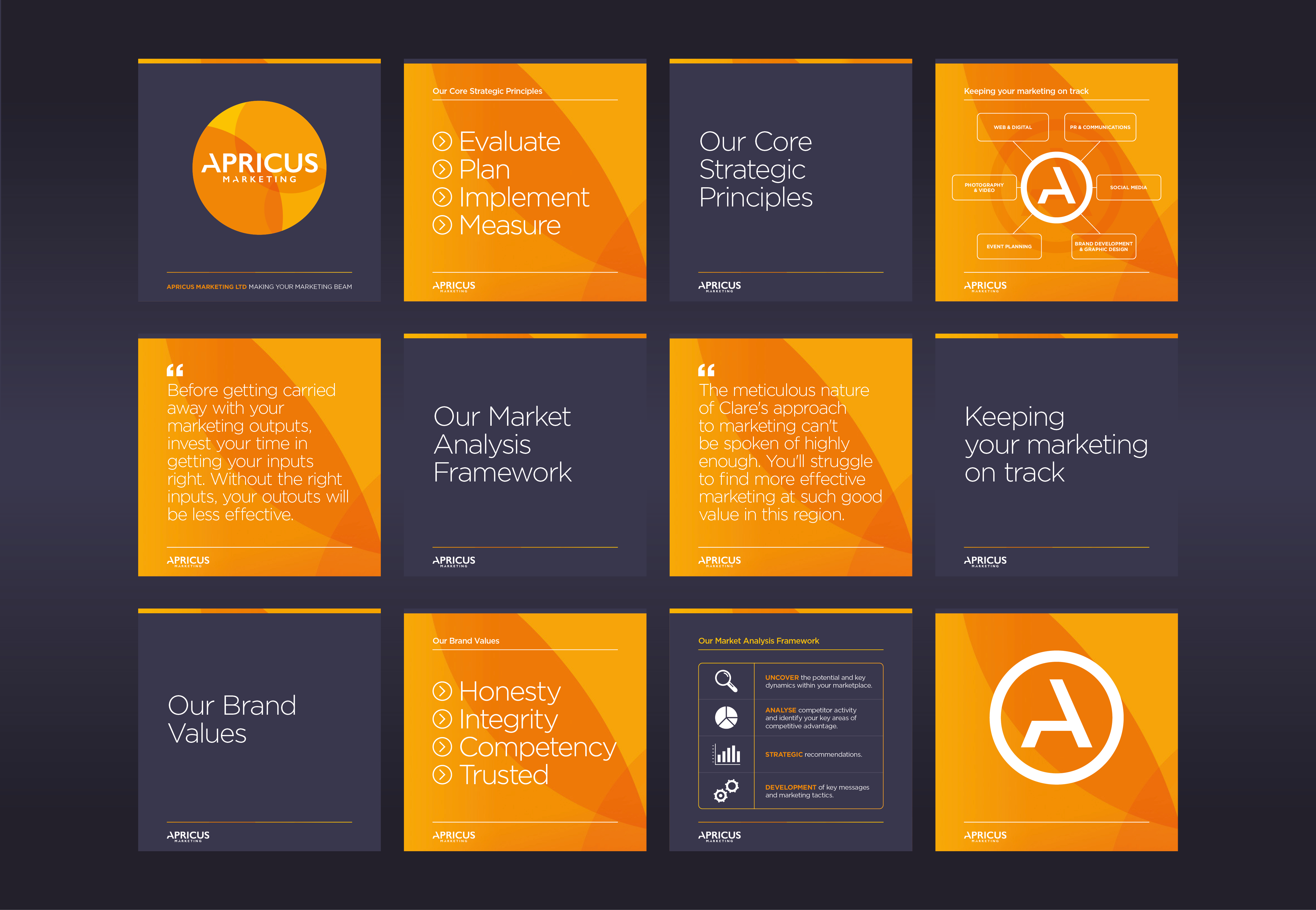 Brand Identity Design for Apricus Marketing - View 6