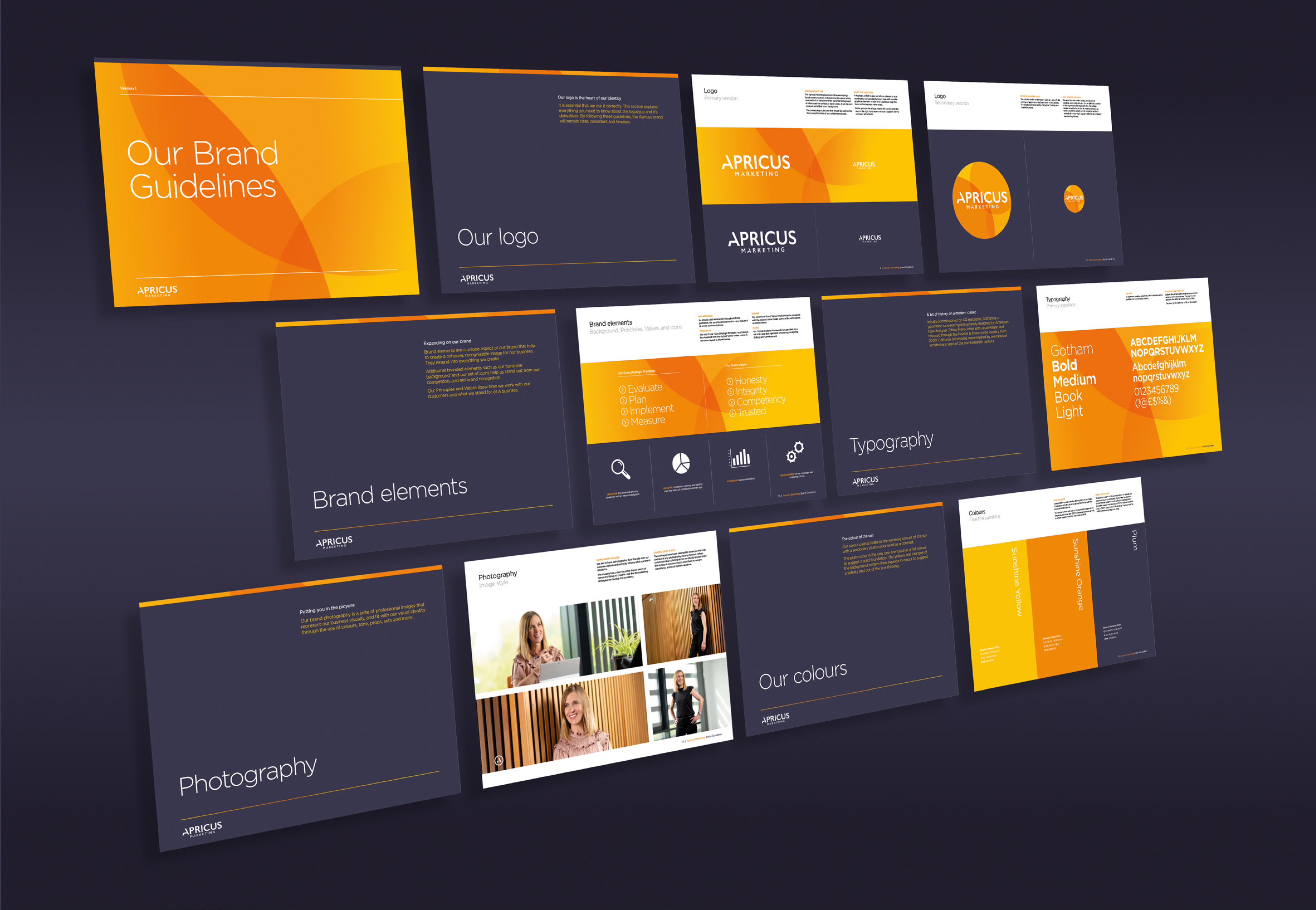 Brand Identity Design for Apricus Marketing - View 8