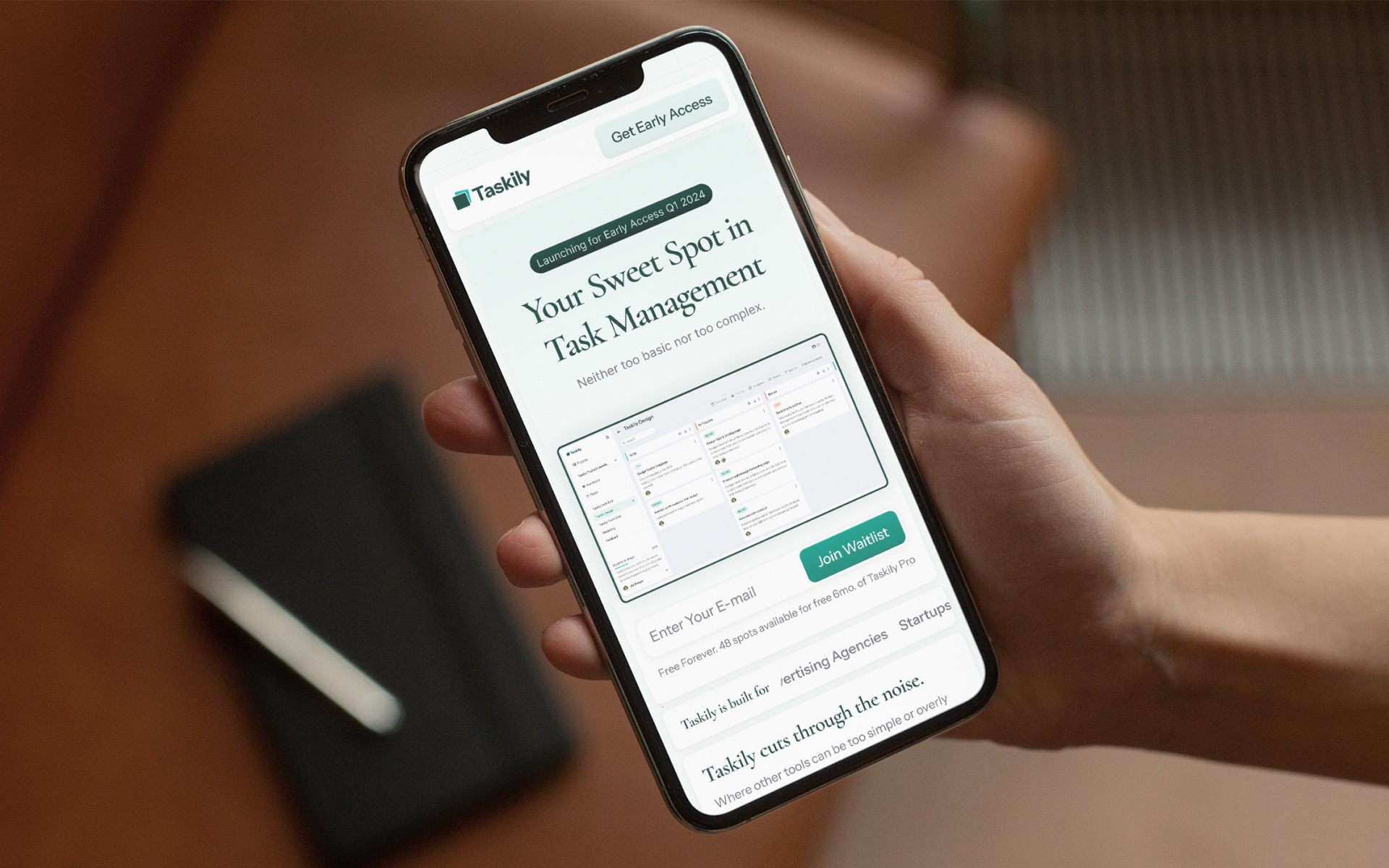 Taskily Design Sprint - View 6
