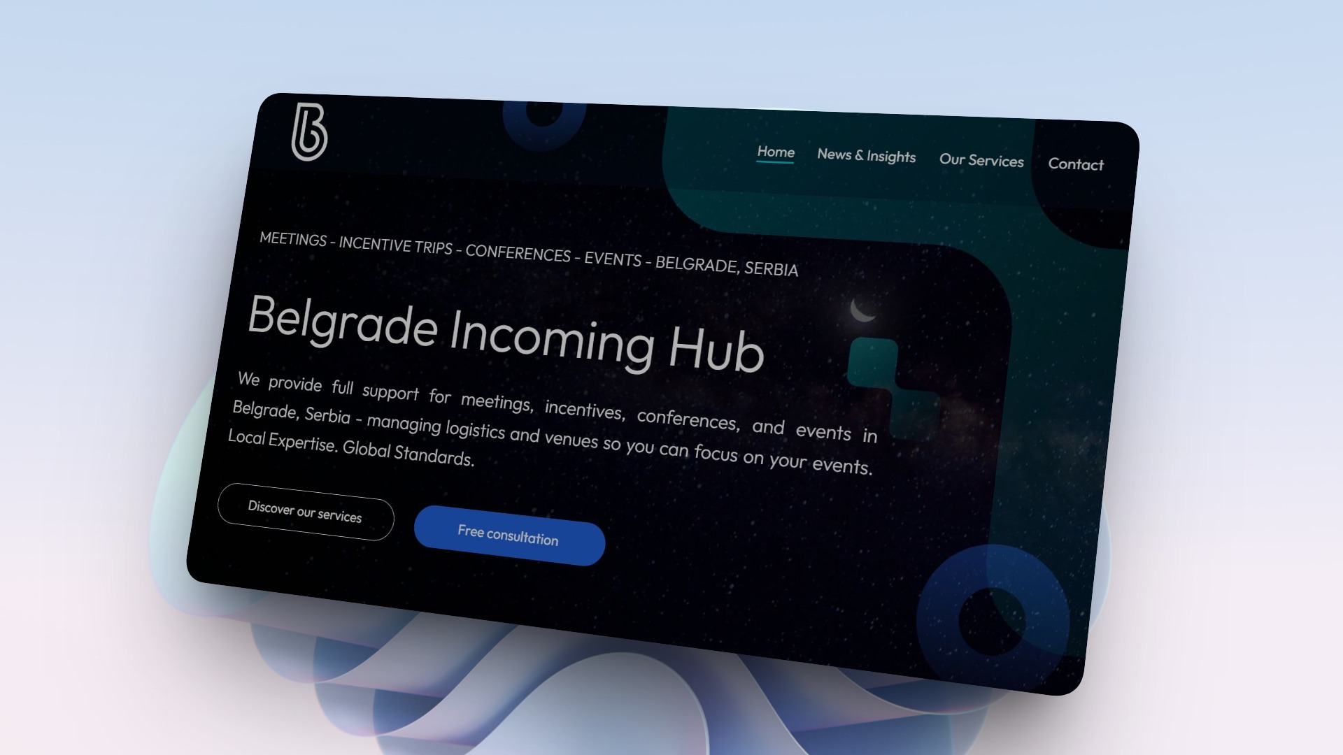 Web Design - MICE agency