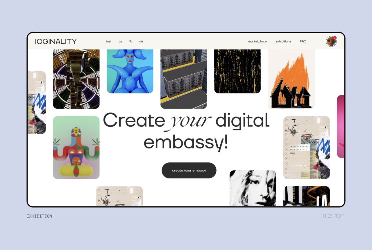 Ioginality platform - View 4