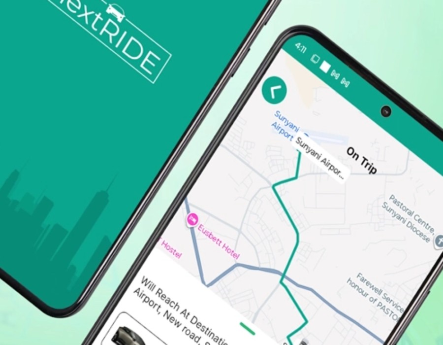Next Ride Taxi App - View 1