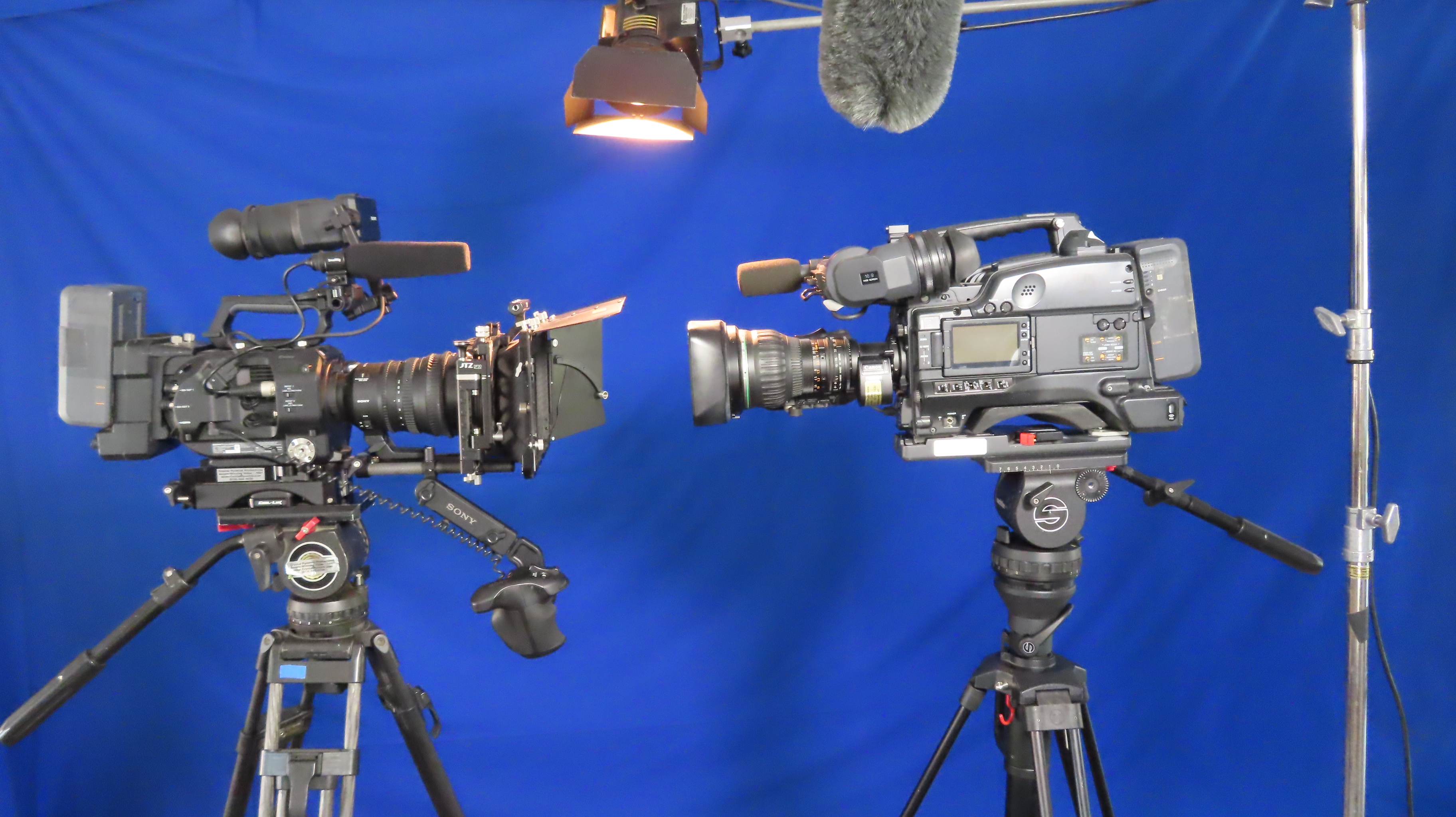 Green screen studio multicamera shoot - View 2