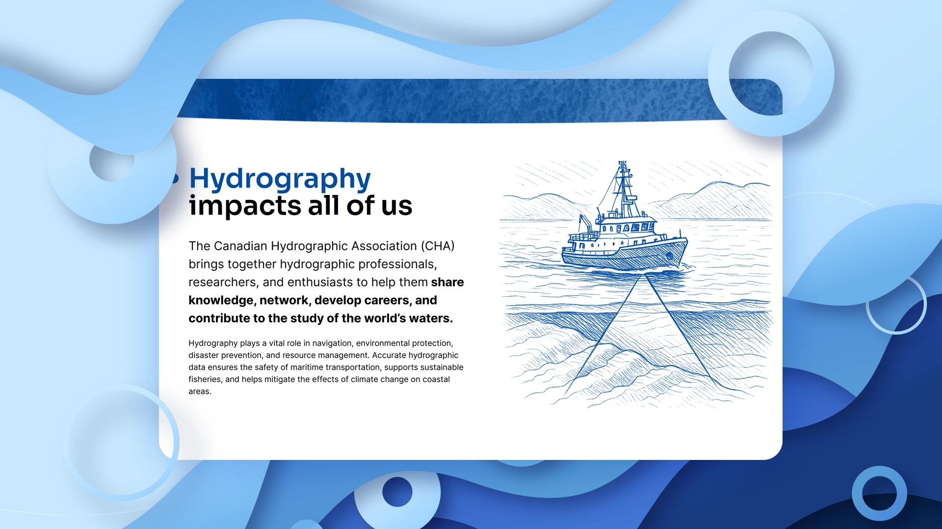 Canadian Hydrography Association Website Redesign