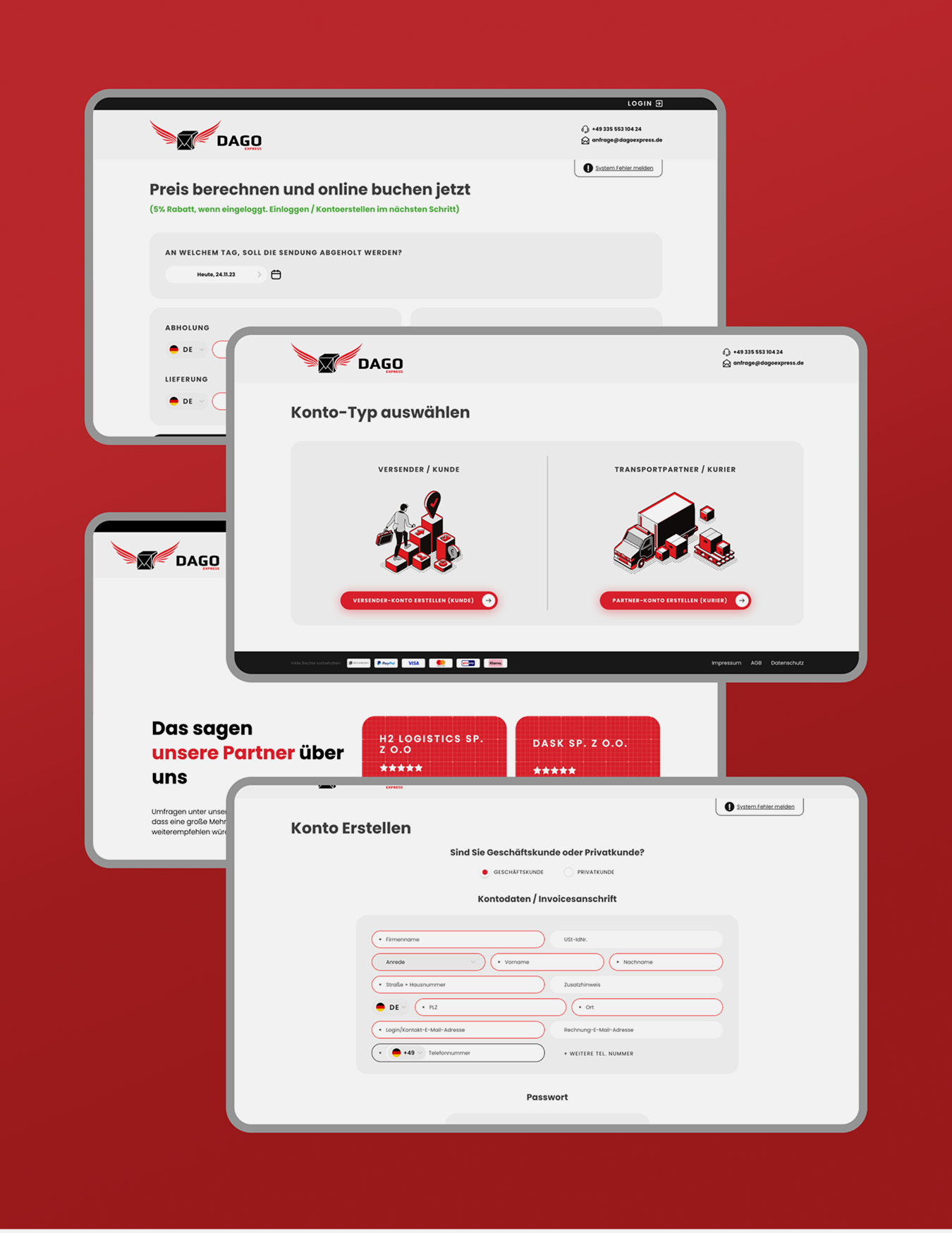 Case Study: DAGO Express — an integrated ecosystem: TMS + web/mobile applications + ERP - View 1