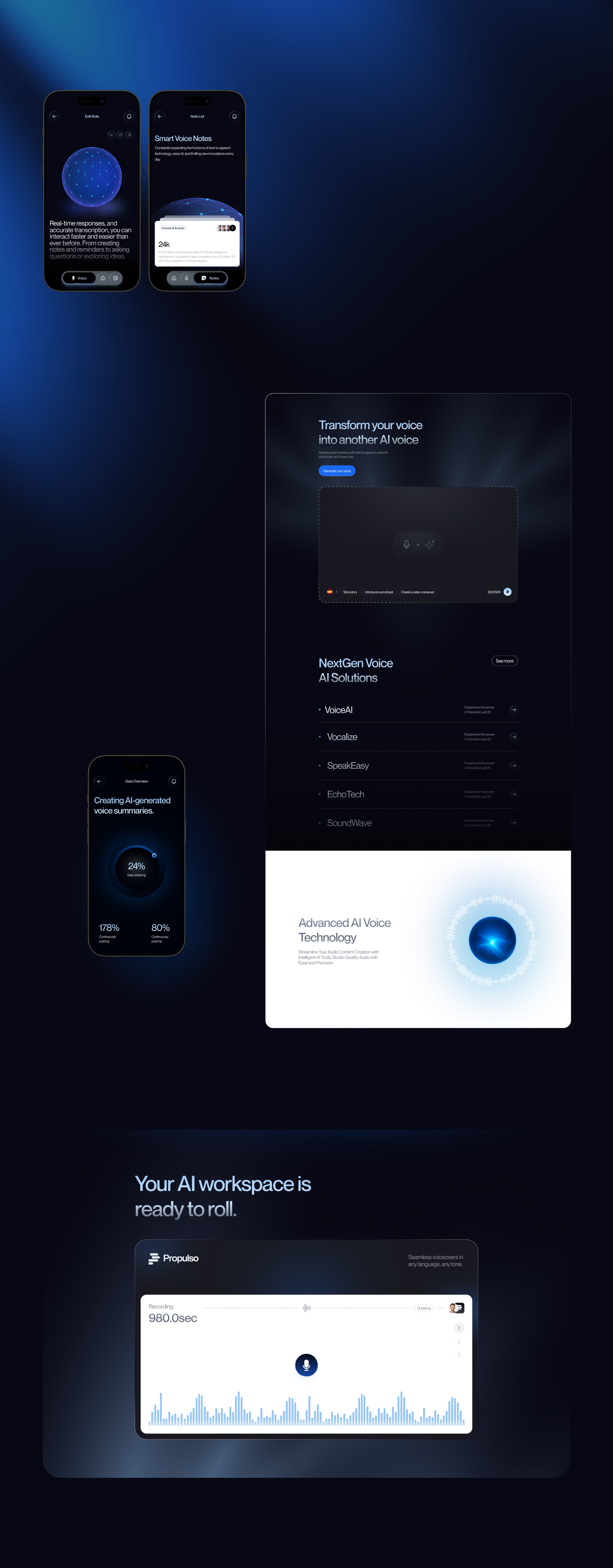 Propulso - SaaS AI Voice-to-Text Generator - View 9