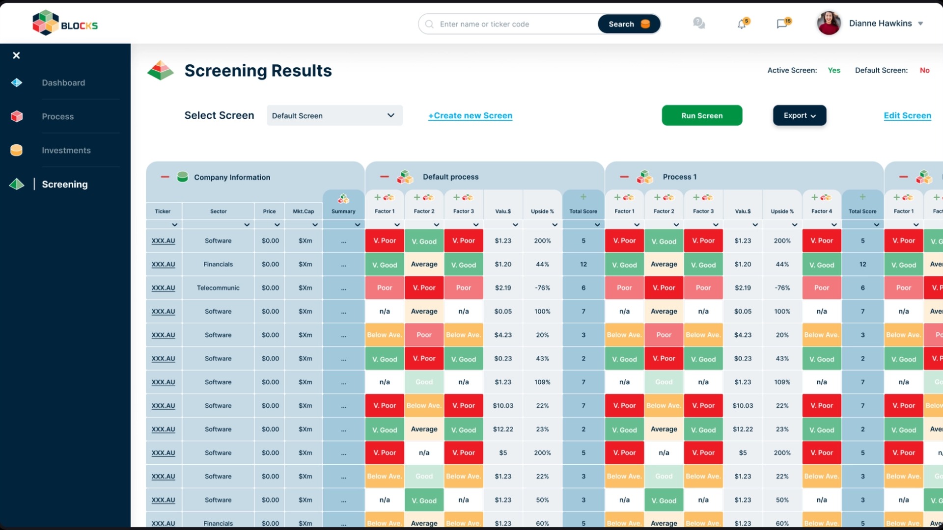 Blocks. Investment Management Software