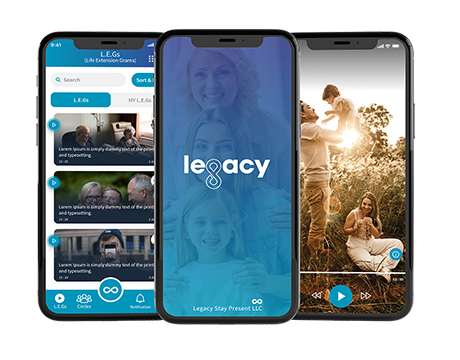 Legacy Stay Present Mobile Application - View 1