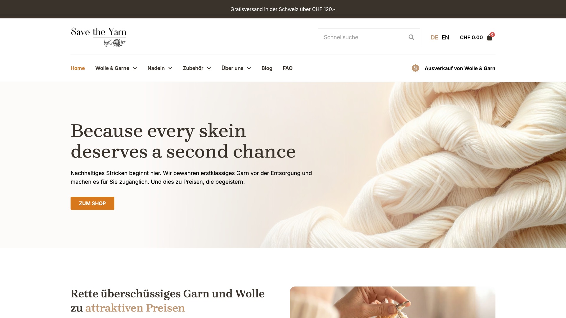 Save the Yarn Online Shop