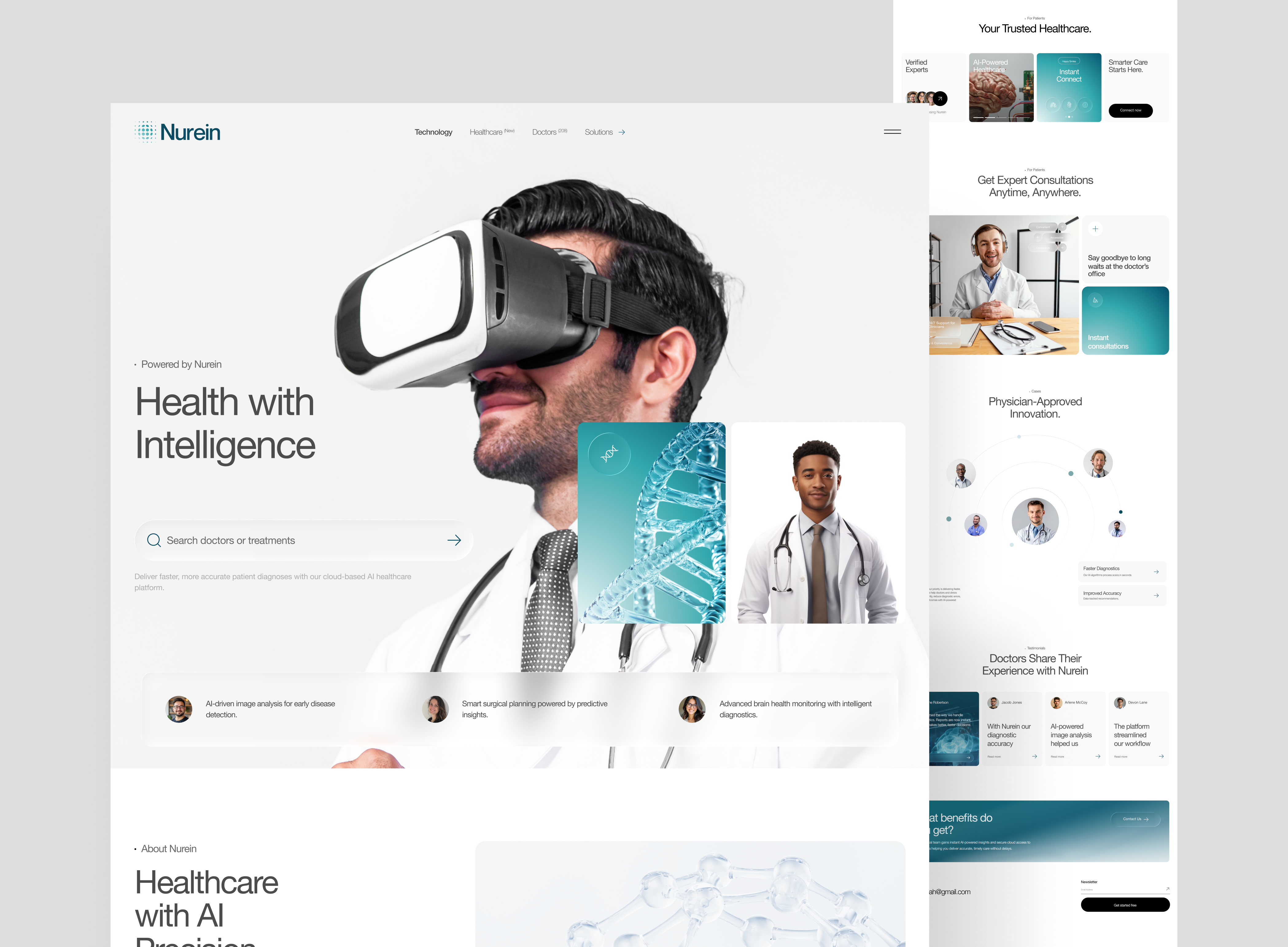 Nurein - AI Healthcare & Telemedicine Platform Case Study - View 3