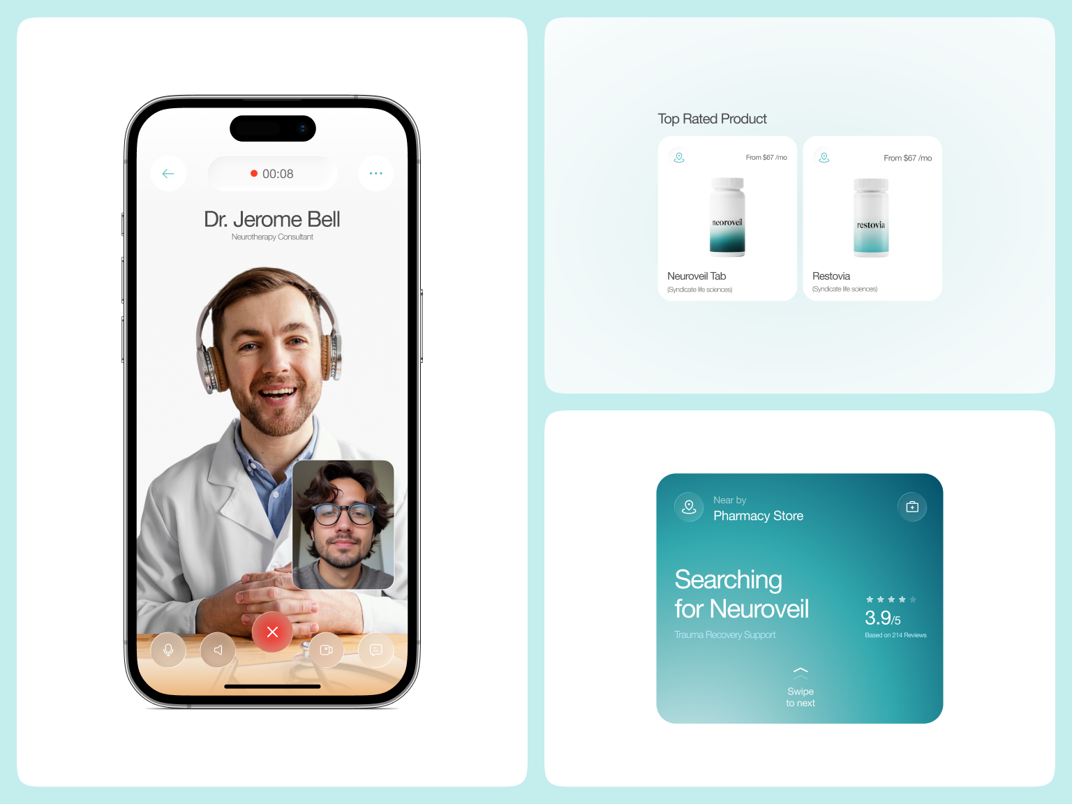 Nurein - AI Healthcare & Telemedicine Platform Case Study - View 4