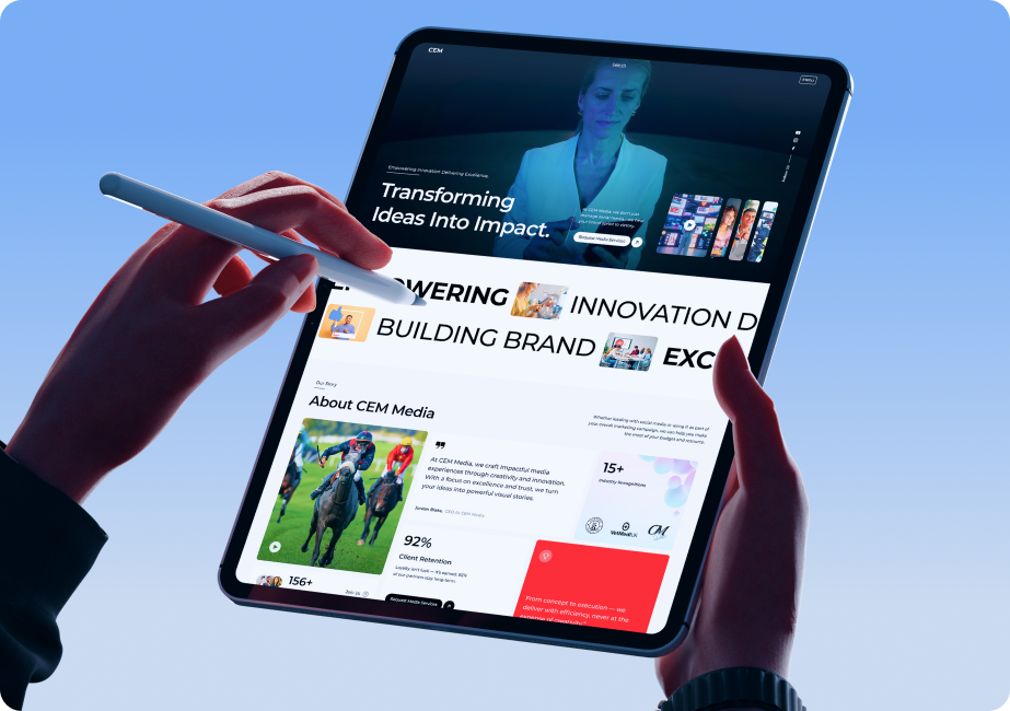 Engineering a Media Powerhouse: Brand Transformation & Immersive Web Ecosystem for CEM Media - View 4
