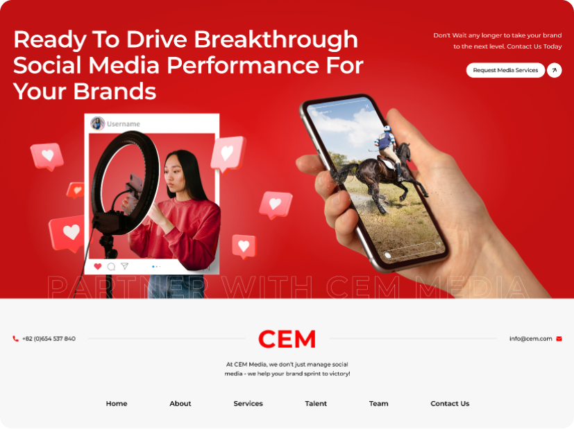 Engineering a Media Powerhouse: Brand Transformation & Immersive Web Ecosystem for CEM Media - View 2