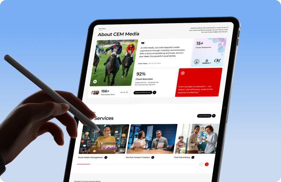Engineering a Media Powerhouse: Brand Transformation & Immersive Web Ecosystem for CEM Media - View 5