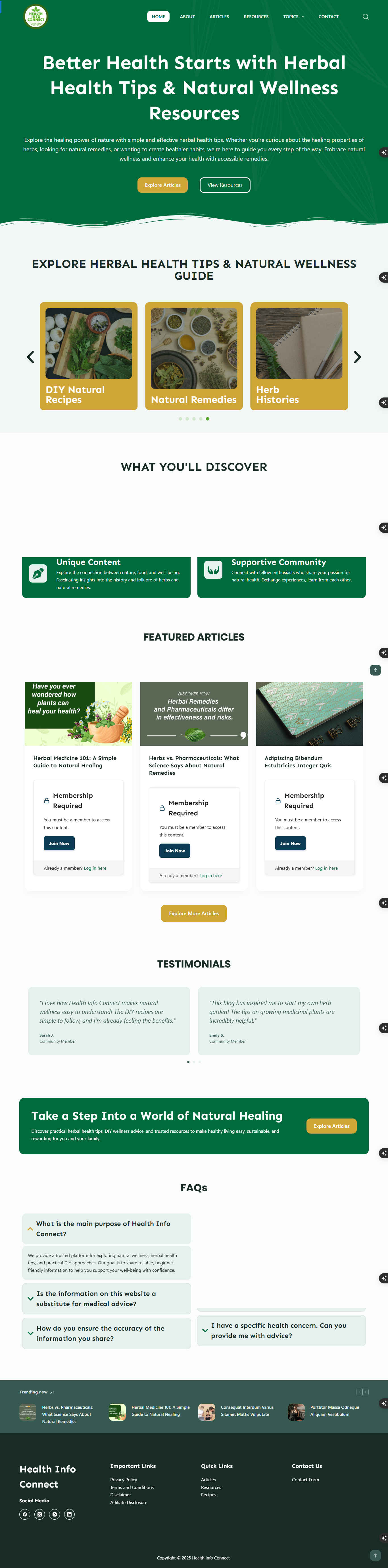 Redesign my website - View 1
