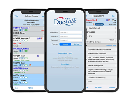 Doc Talk® Mobile Application - View 1