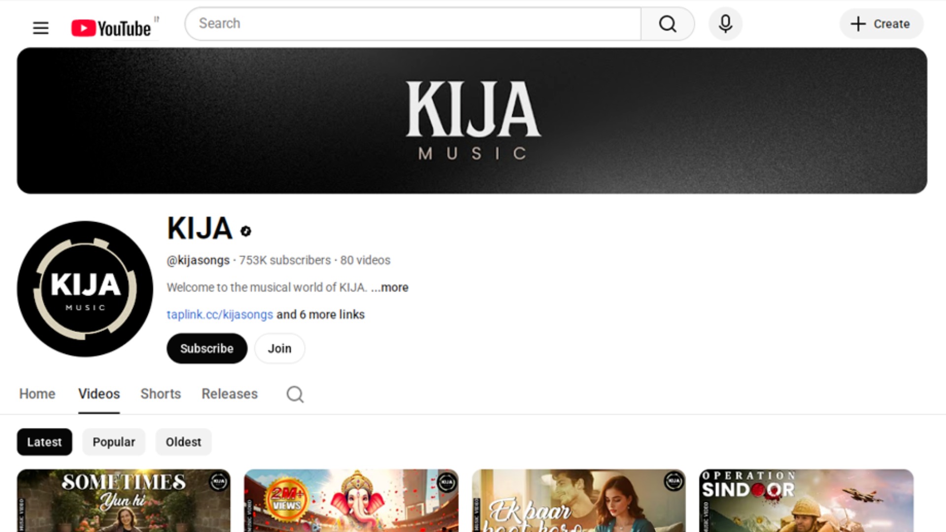 Kija Music – YouTube Growth and Branding for Music Director Aastha  