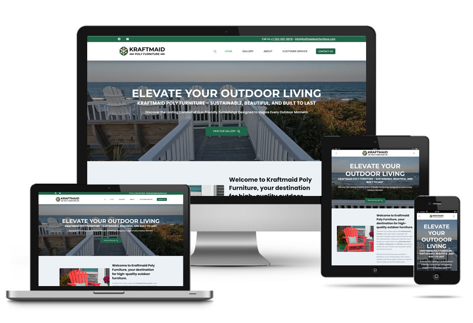 Case Study: Website Design for Kraftmaid Poly Furniture - View 2