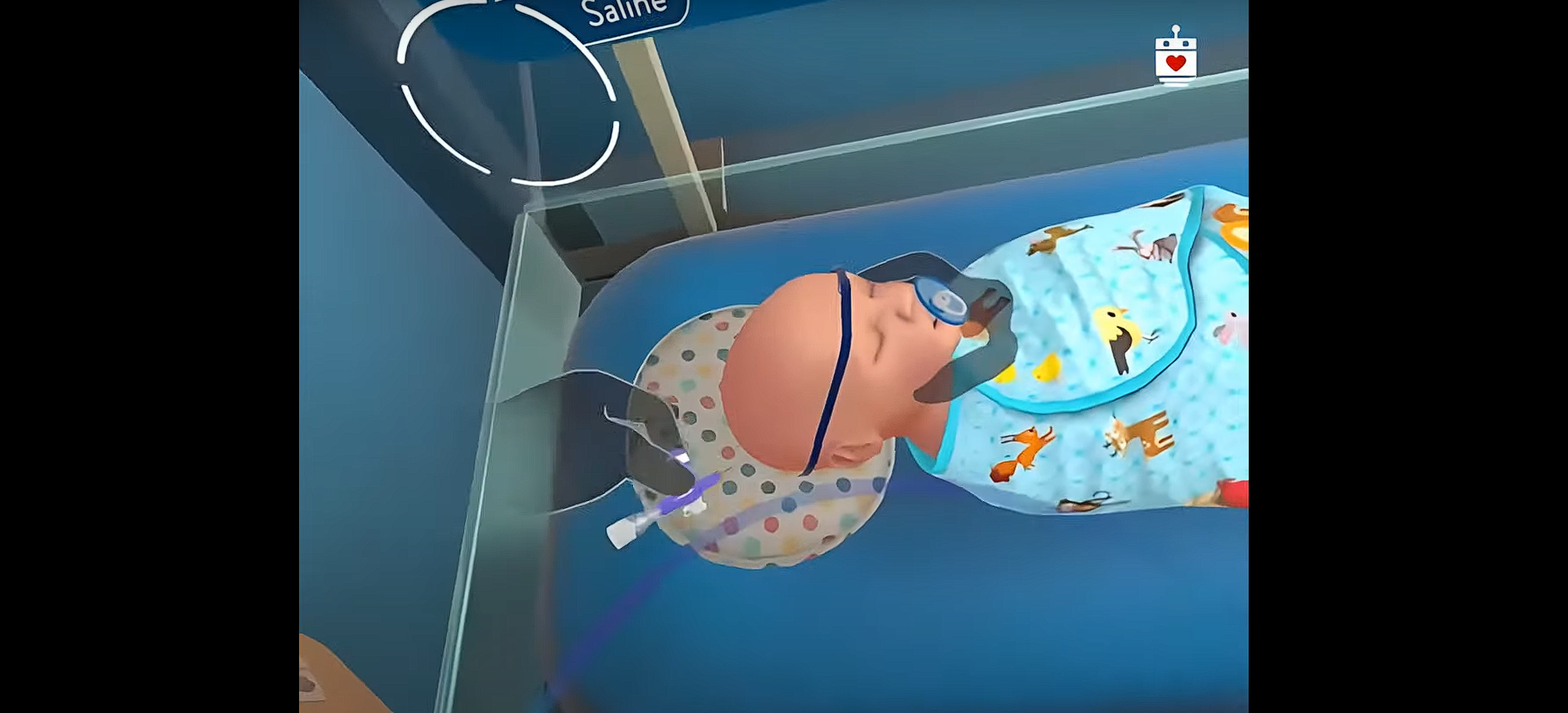 Neonatal Nursing Care Training in VR - View 1